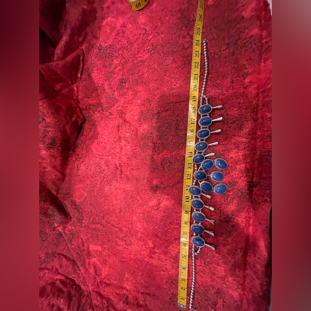 Native American Squash Blossom necklace - Picture 2 of 8